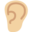 ear, medium-light skin tone